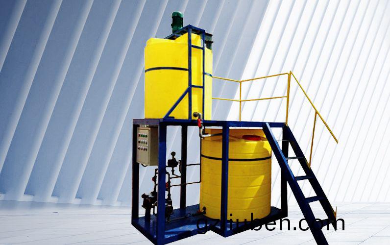 JDYX型(xing)批(pi)式(shi)溶(rong)藥(yao)攪拌裝寘